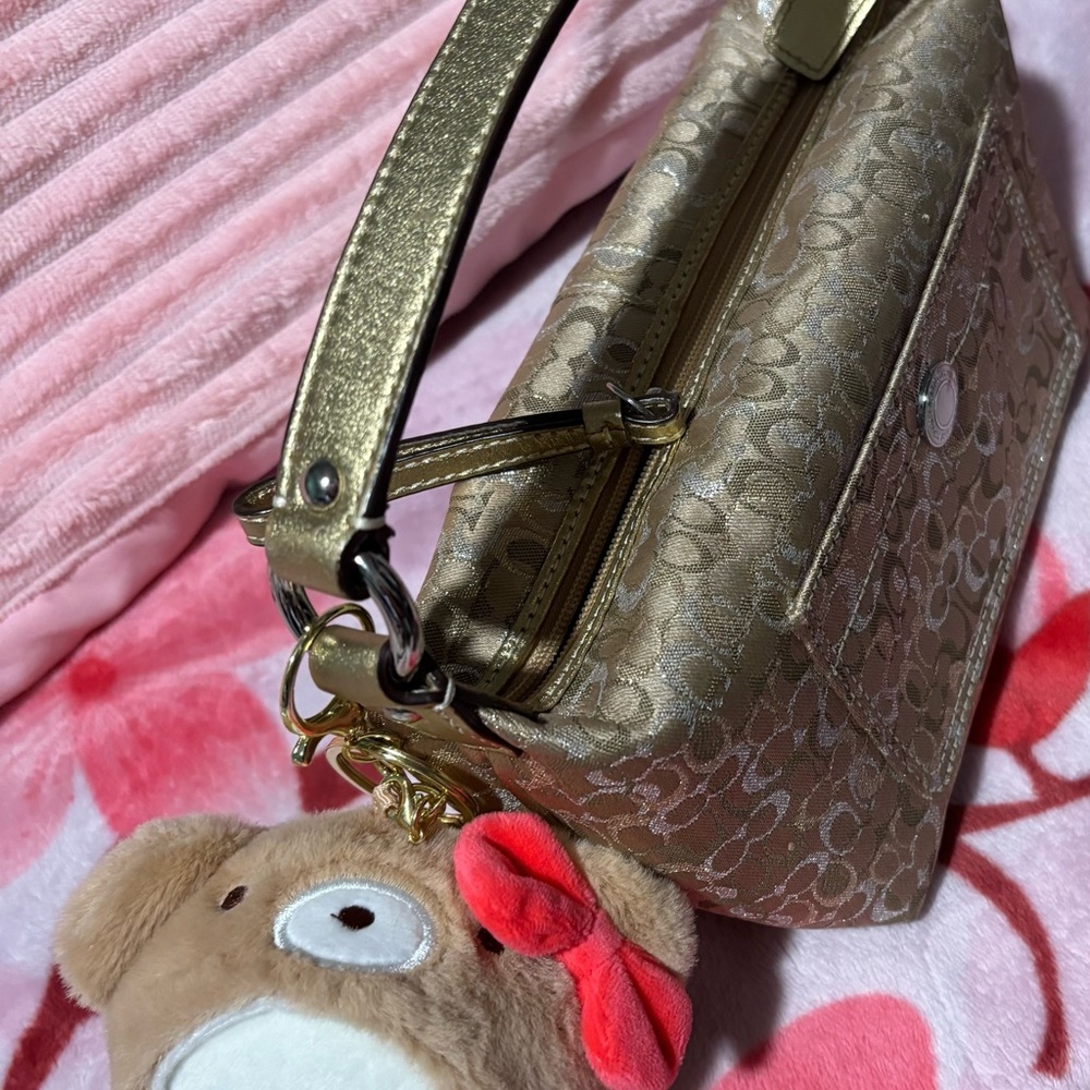 Coach Gold mini bag